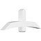 Ekena Millwork Bellingham Architectural Grade PVC Gable Bracket, 60"W x 22 1/2"H x 6"D x 6"F, 9/12 Pitch GBP060X23X0606BEL00 - alternate 1